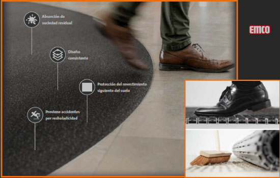 Sistema de tapete de aluminio EMCO